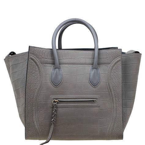 celine grey luggage tote|celine large phantom luggage tote.